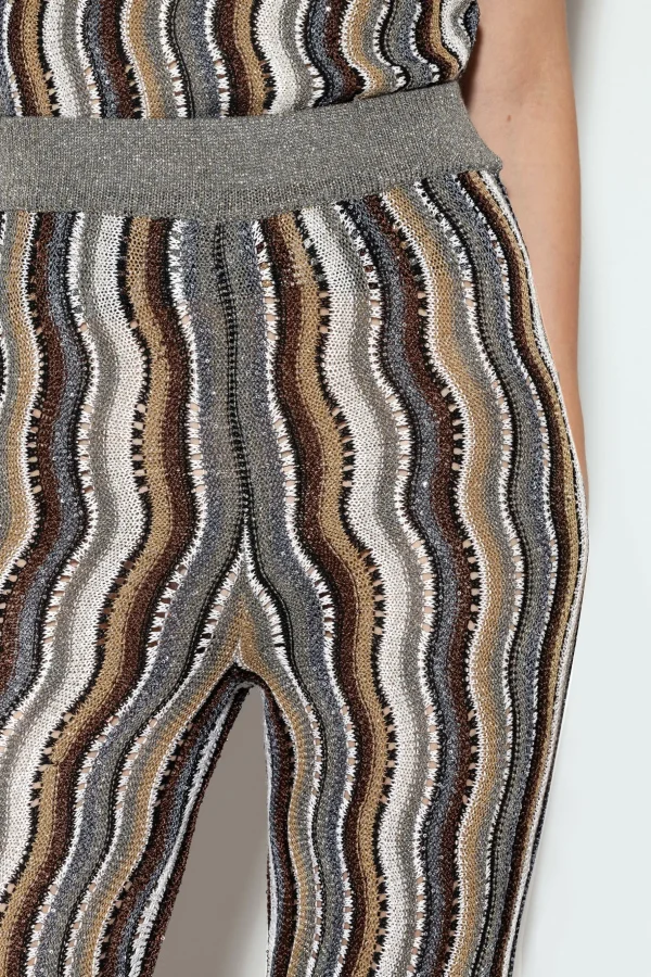 Sets | Strick-LUISA CERANO Strickhose Mit Fancy-Stripe multi