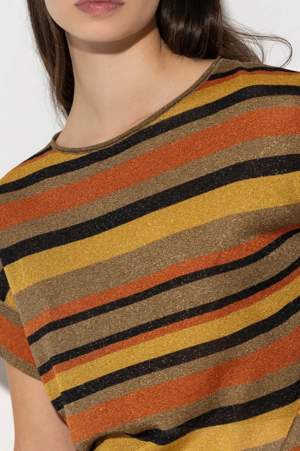 Strick-LUISA CERANO Strickshirt Mit Glanzeffekt multi