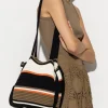 Accessoires-LUISA CERANO Stricktasche Aus Leinen-Mix multi