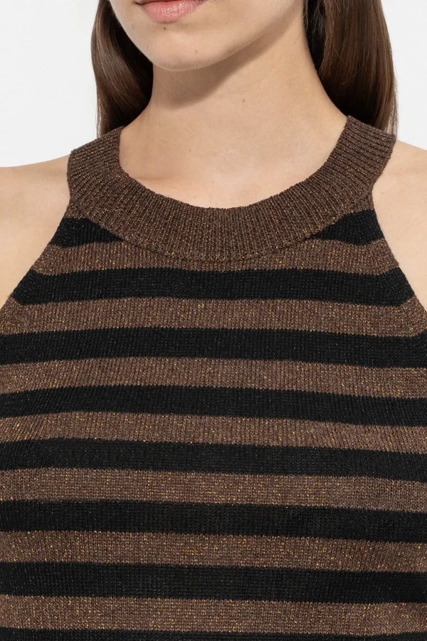 Sets | Shirts & Tops-LUISA CERANO Stricktop Mit Streifen multi