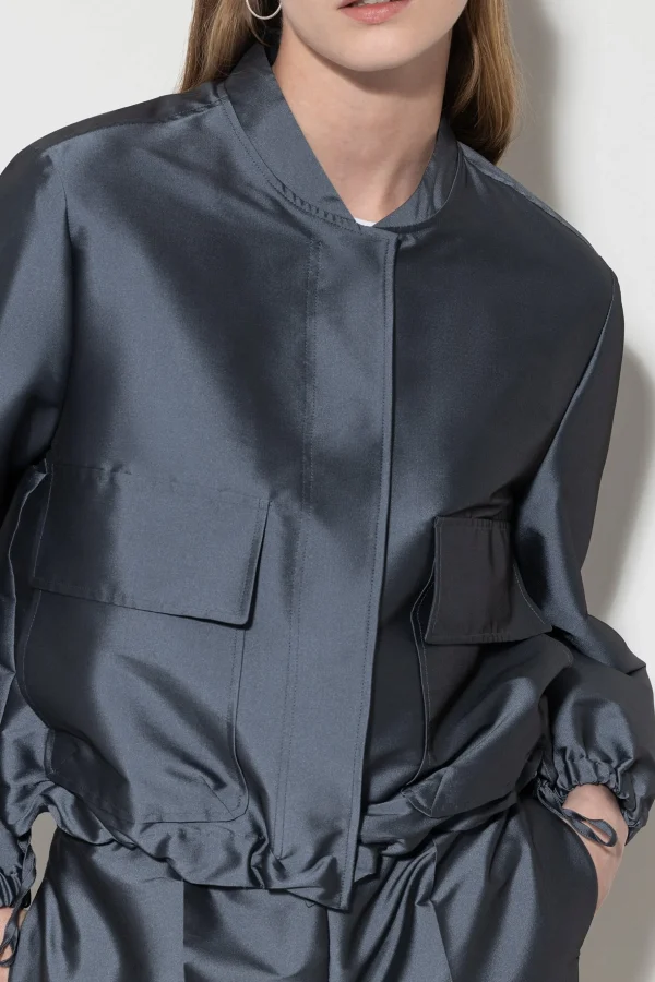 Jacken & Mäntel | Sets-LUISA CERANO Taft-Blouson