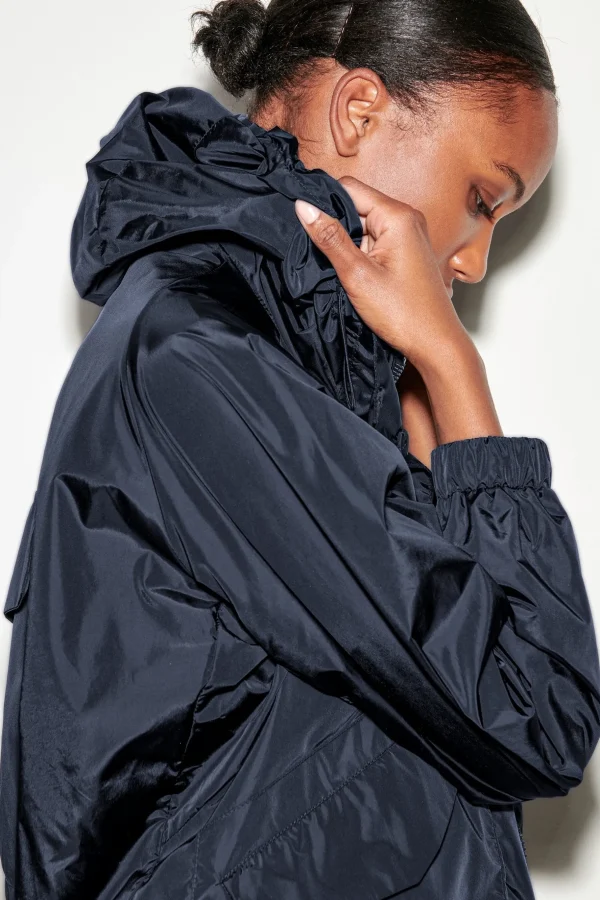 Jacken & Mäntel-LUISA CERANO Taft-Outdoorjacke dark navy