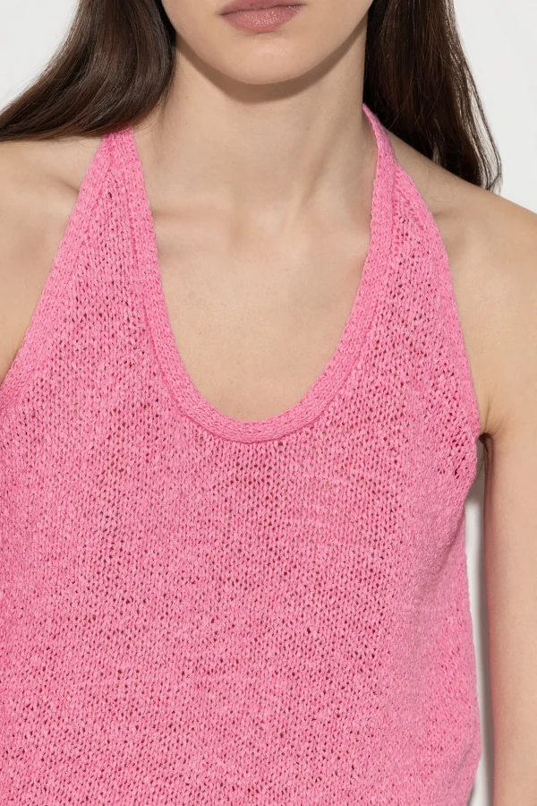 Strick | Sets-LUISA CERANO Tanktop Aus Tape-Garn