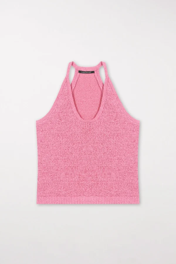 Strick | Sets-LUISA CERANO Tanktop Aus Tape-Garn