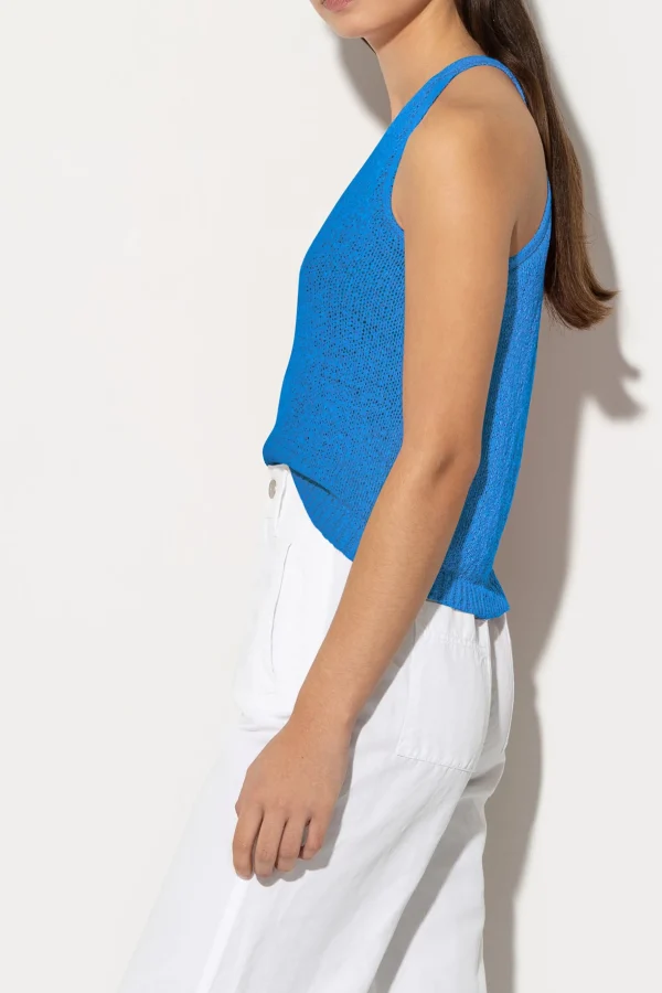 Strick | Sets-LUISA CERANO Tanktop Aus Tape-Garn