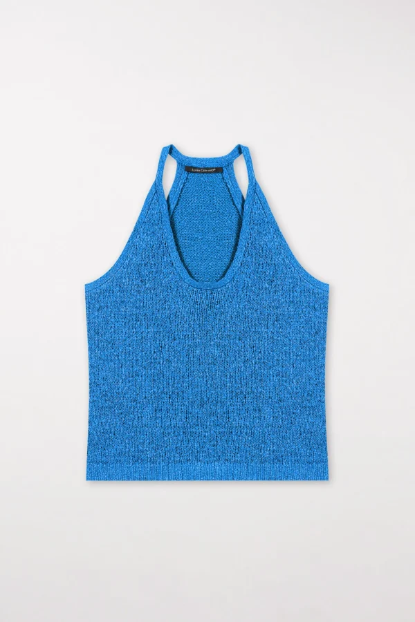 Strick | Sets-LUISA CERANO Tanktop Aus Tape-Garn