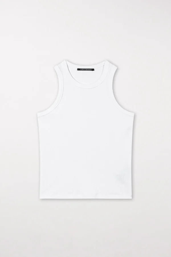 Shirts & Tops-LUISA CERANO Tanktop In Ripp-Optik