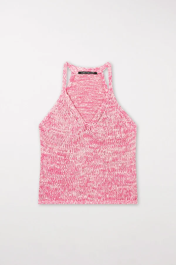 Strick | Sets-LUISA CERANO Tanktop Mit V-Neck