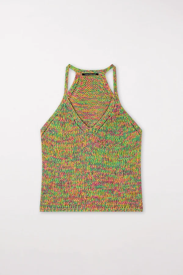 Strick | Sets-LUISA CERANO Tanktop Mit V-Neck
