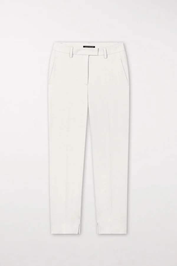 Hosen | Sets-LUISA CERANO Tapered-Pants Aus Leinen-Mix