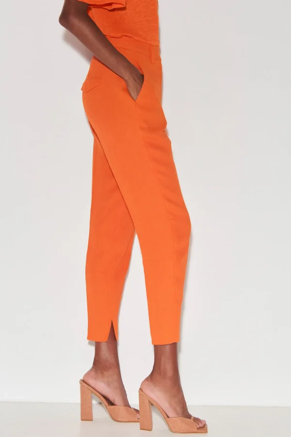 Hosen | Sets-LUISA CERANO Tapered-Pants Aus Leinen-Mix