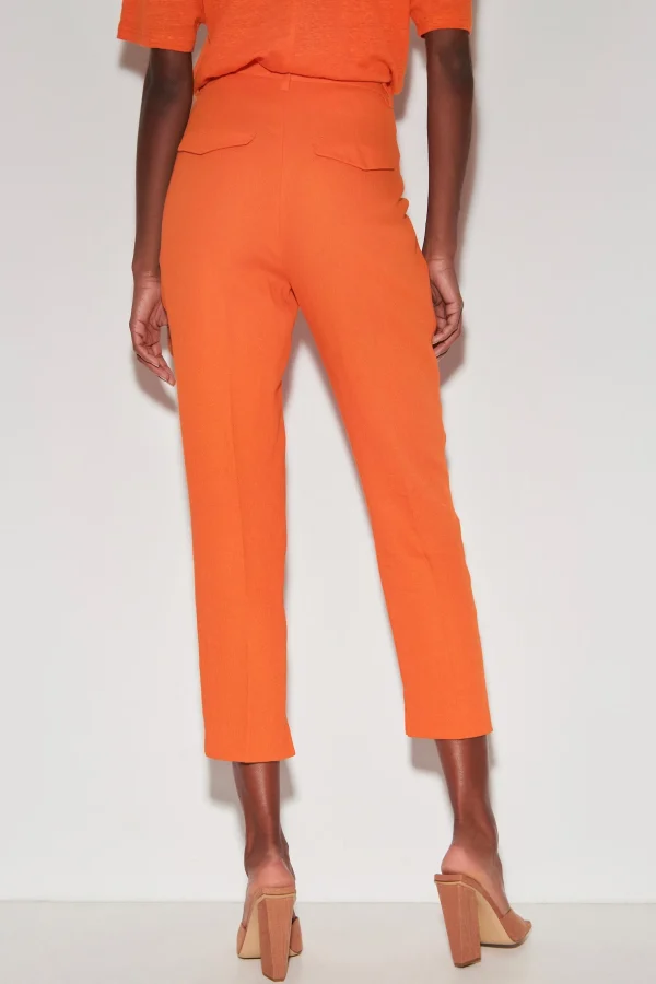Hosen | Sets-LUISA CERANO Tapered-Pants Aus Leinen-Mix