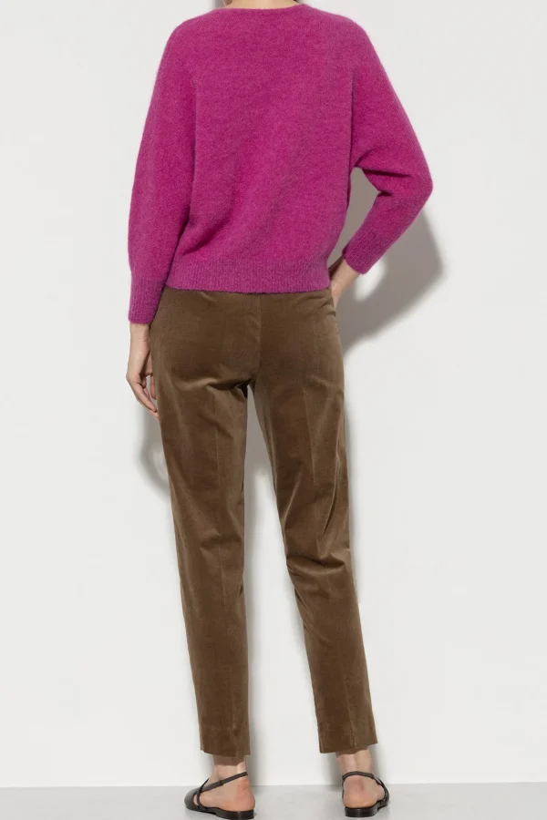 Hosen | Sets-LUISA CERANO Tapered-Velvet-Pants