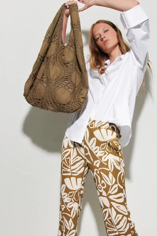 Accessoires-LUISA CERANO Tasche In Crochet-Optik