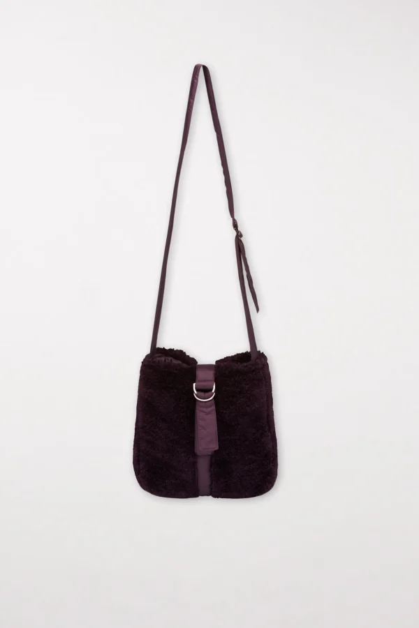Accessoires-LUISA CERANO Tasche In Felloptik burgundy