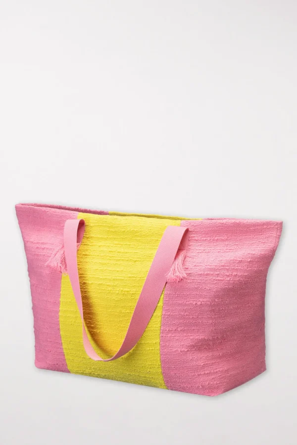 Accessoires-LUISA CERANO Tasche In Tweed-Optik candy pink