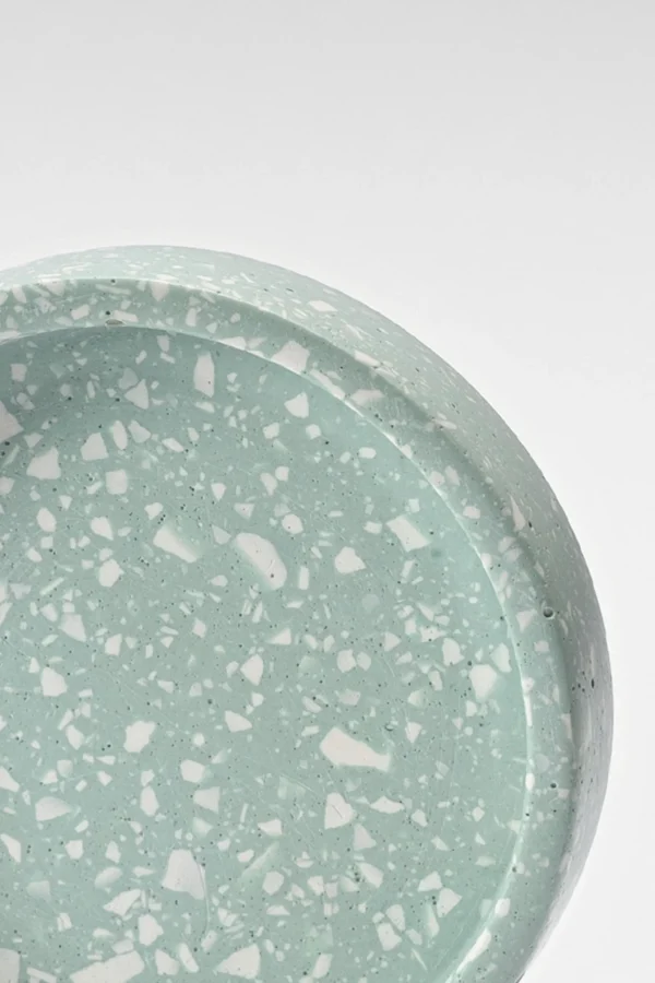 Accessoires-LUISA CERANO Terazzo-Schale (piccolo) mineral aqua