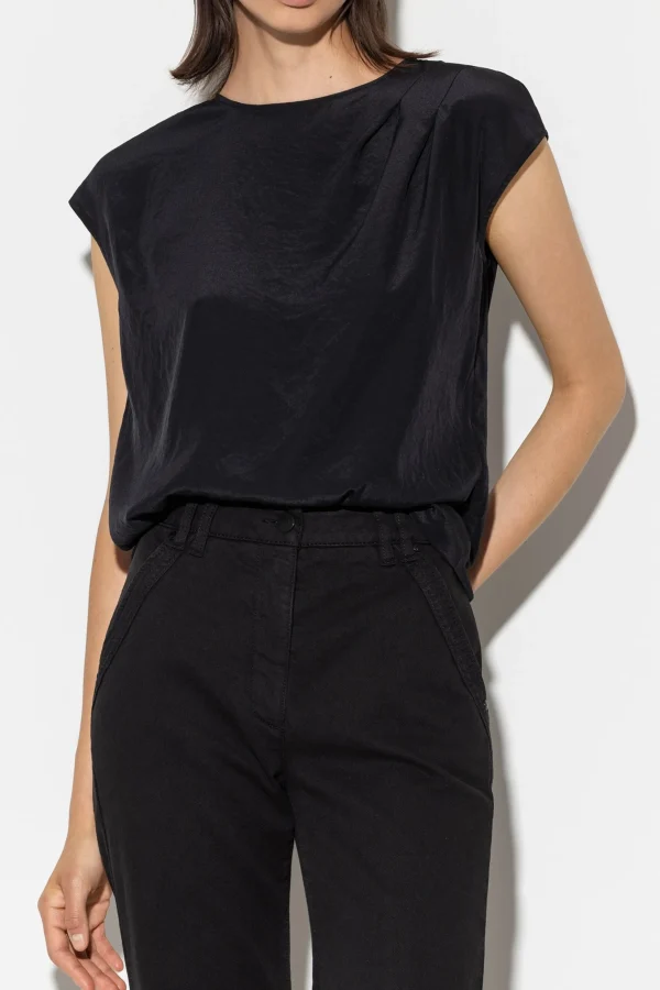 Blusen-LUISA CERANO Top Aus Techno-Seide