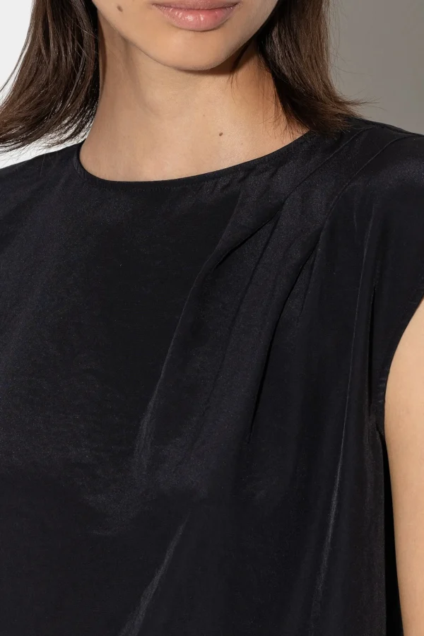 Blusen-LUISA CERANO Top Aus Techno-Seide