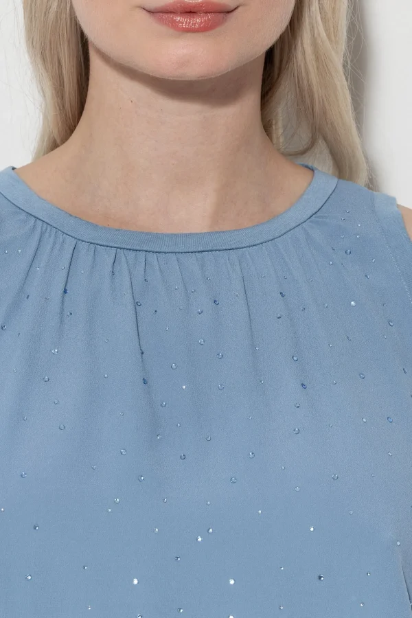 Shirts & Tops-LUISA CERANO Top Mit Glitzersteinen