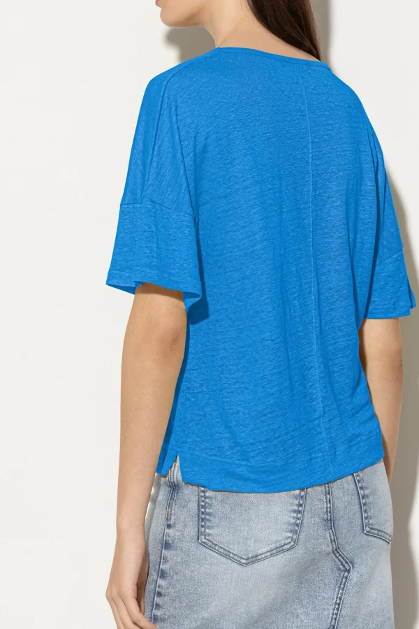 Shirts & Tops-LUISA CERANO T-Shirt Aus Leinen