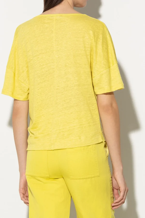 Shirts & Tops-LUISA CERANO T-Shirt Aus Leinen