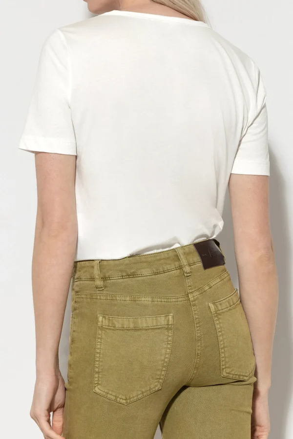 Shirts & Tops-LUISA CERANO T-Shirt Aus Seiden-Mix