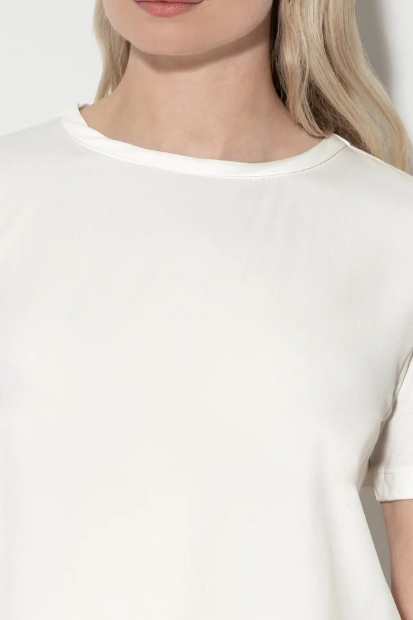 Shirts & Tops-LUISA CERANO T-Shirt Aus Seiden-Mix