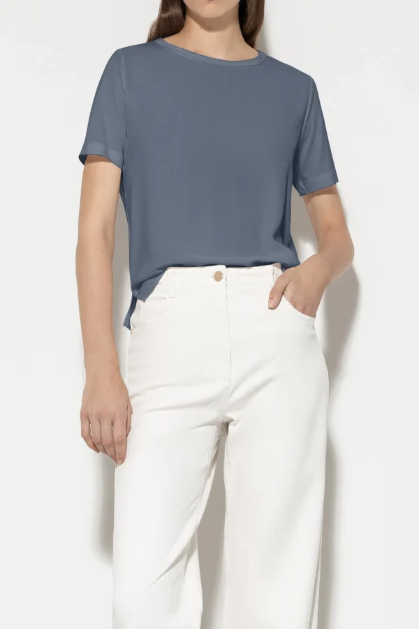 Shirts & Tops-LUISA CERANO T-Shirt Aus Seiden-Mix