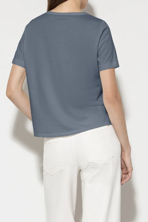 Shirts & Tops-LUISA CERANO T-Shirt Aus Seiden-Mix
