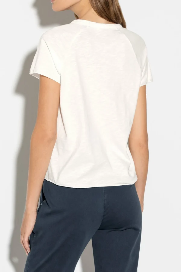 Shirts & Tops-LUISA CERANO T-Shirt Mit Wording-Print milk