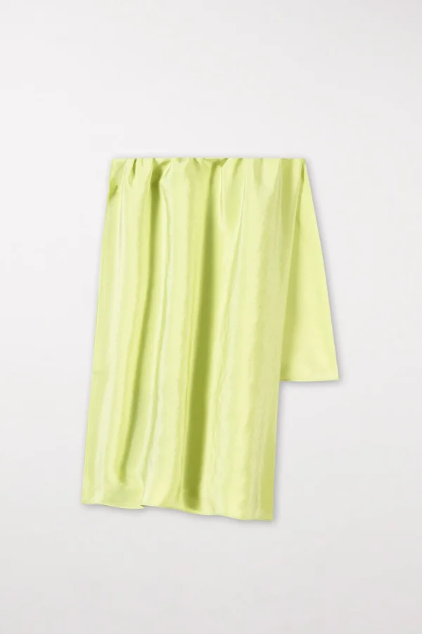 Accessoires-LUISA CERANO Tuch Aus Techno-Seide lime