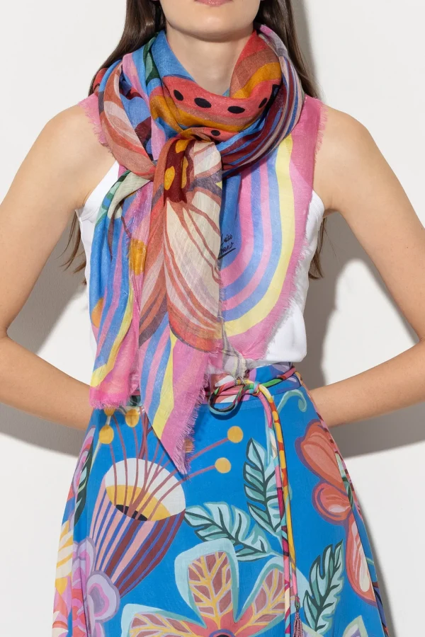 Accessoires-LUISA CERANO Tuch Mit Caribbean-Print