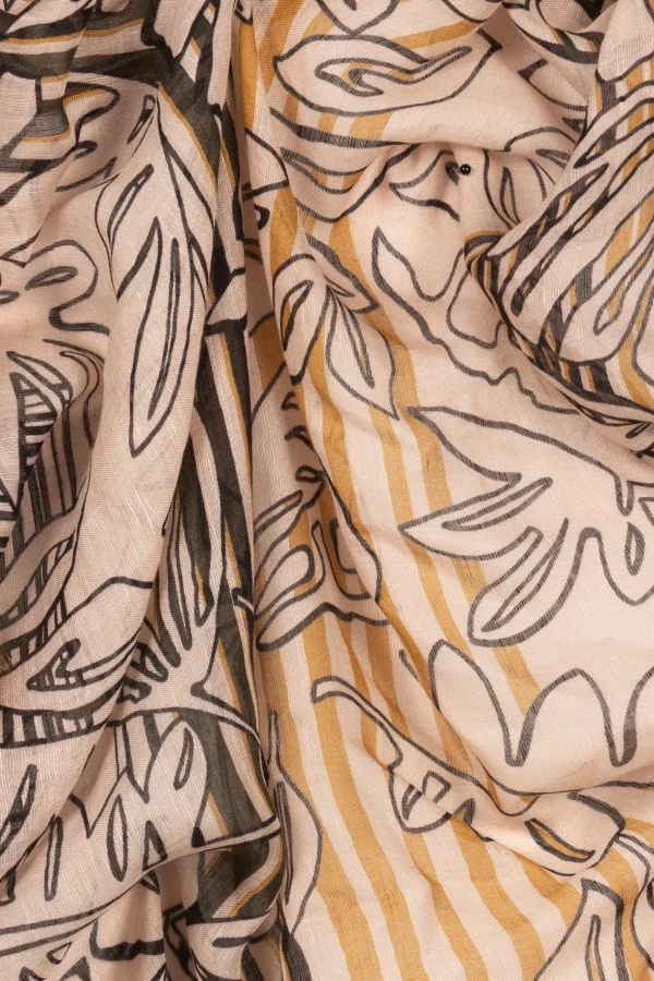 Accessoires-LUISA CERANO Tuch Mit Leaf-Print multi