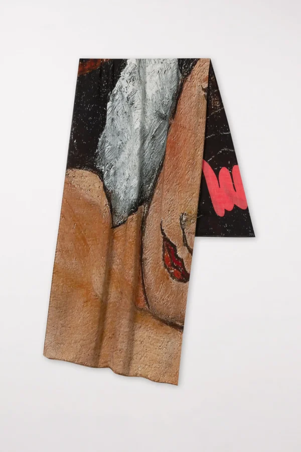 Accessoires-LUISA CERANO Tuch Mit Modigliani-Print multi