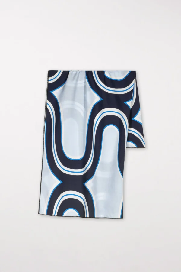 Accessoires-LUISA CERANO Tuch Mit Wave-Print multi