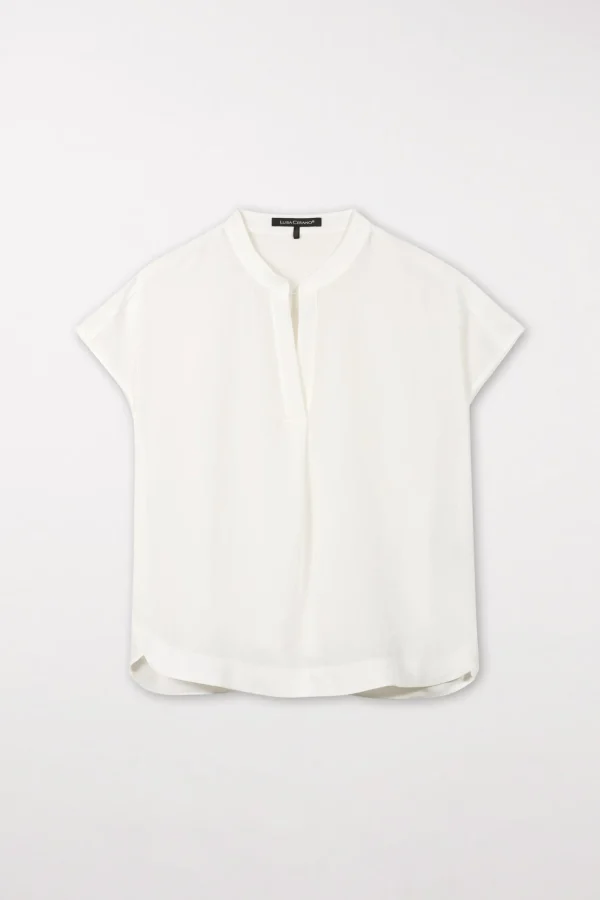 Blusen-LUISA CERANO Tunika Mit Poloblende