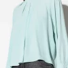 Blusen-LUISA CERANO Tunikabluse Aus Seiden-Mix mineral aqua