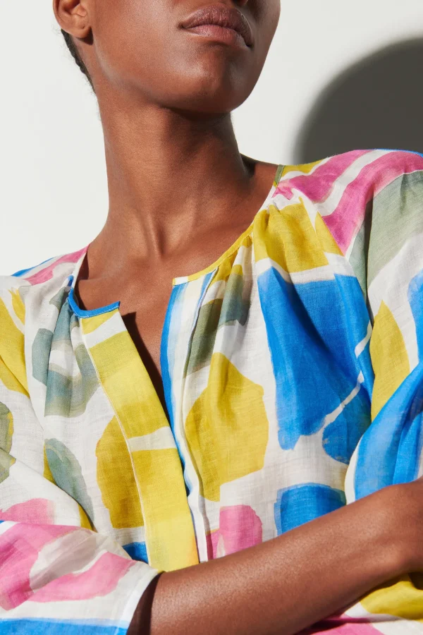 Blusen-LUISA CERANO Tunikabluse Mit Ethnic-Print