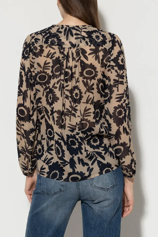 Blusen-LUISA CERANO Tunikabluse Mit Flower-Print multi