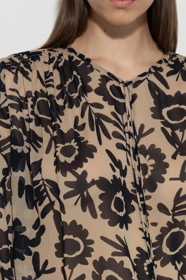 Blusen-LUISA CERANO Tunikabluse Mit Flower-Print multi