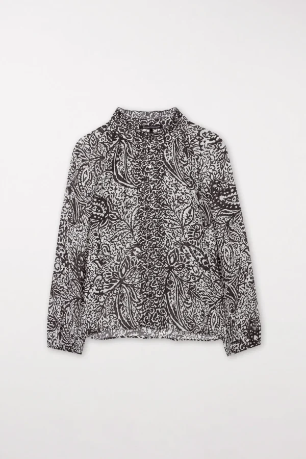 Blusen-LUISA CERANO Tunikabluse Mit Paisley-Print multi