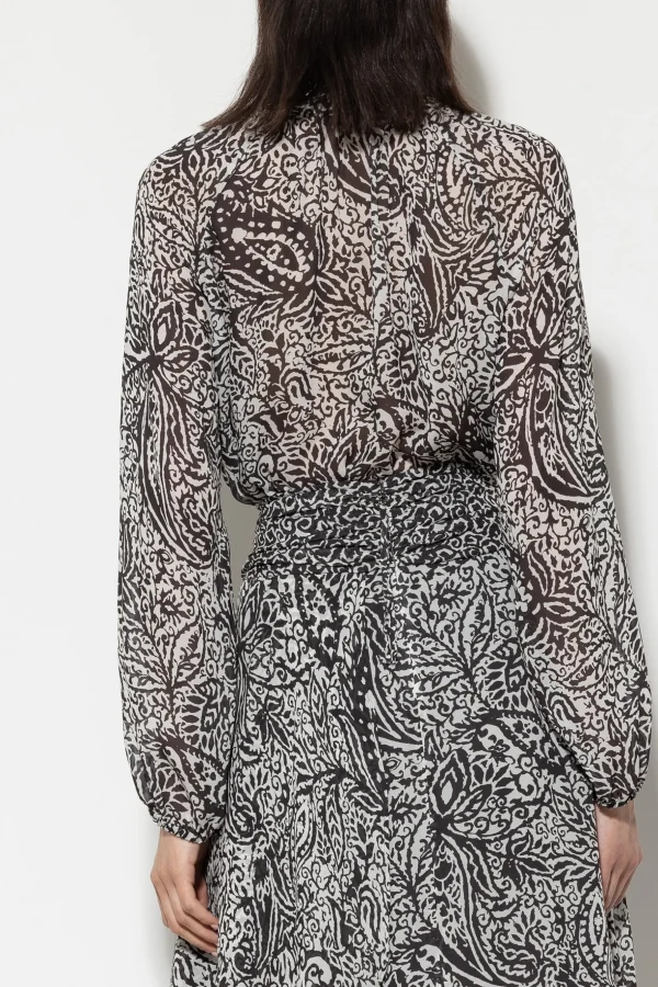 Blusen-LUISA CERANO Tunikabluse Mit Paisley-Print multi