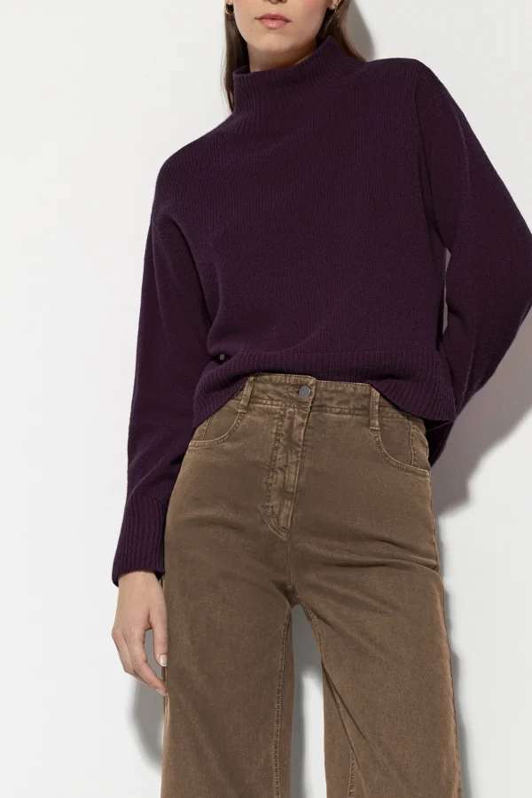 Strick-LUISA CERANO Turtleneck Aus Kaschmir-Mix