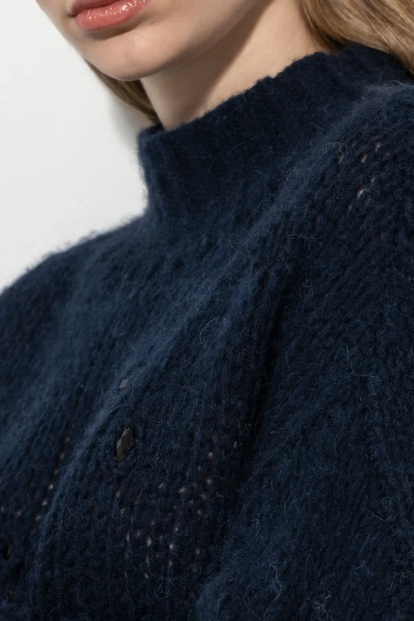 Strick-LUISA CERANO Turtleneck Aus Woll-Mix