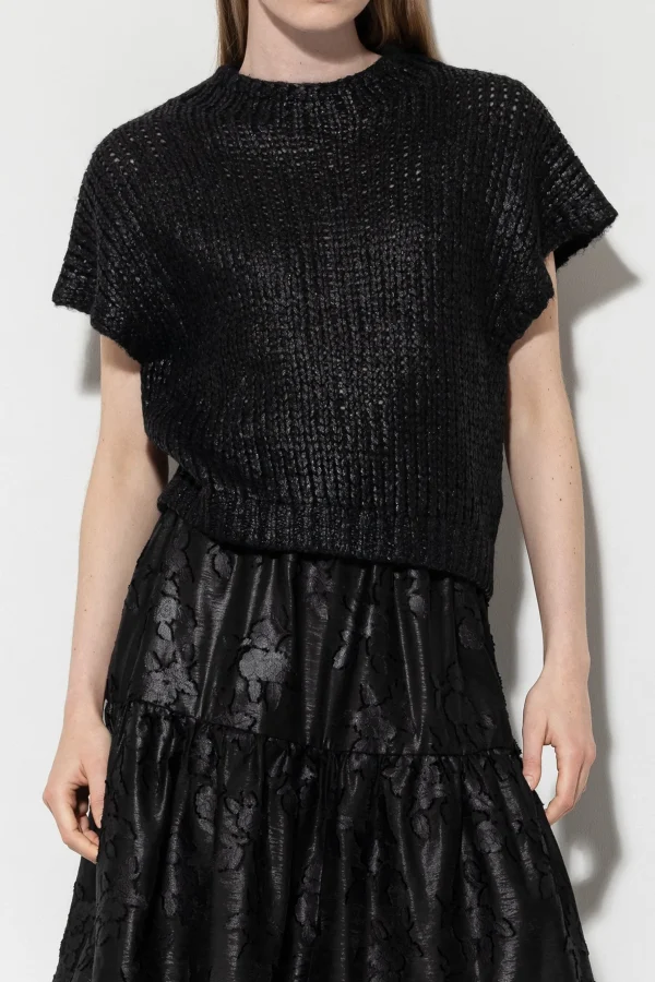 Strick-LUISA CERANO Turtleneck-Pullunder black