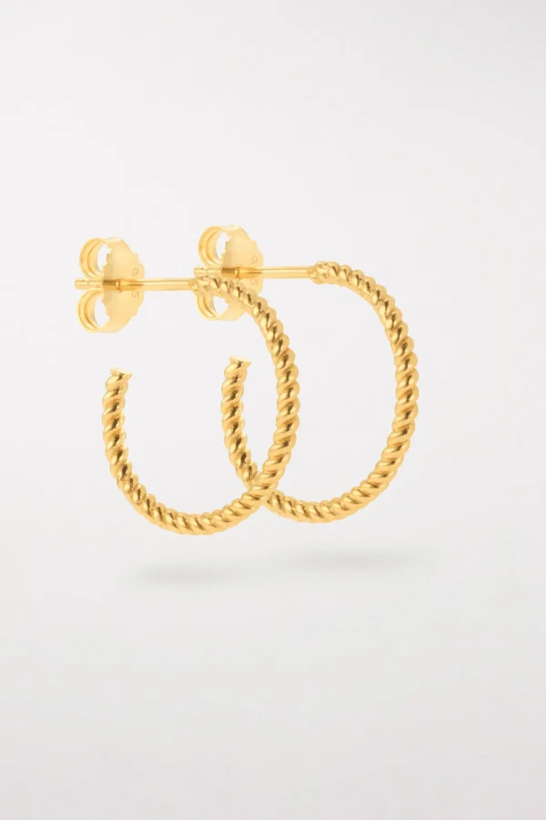 Accessoires-LUISA CERANO Twisted-Kreolen (klein)