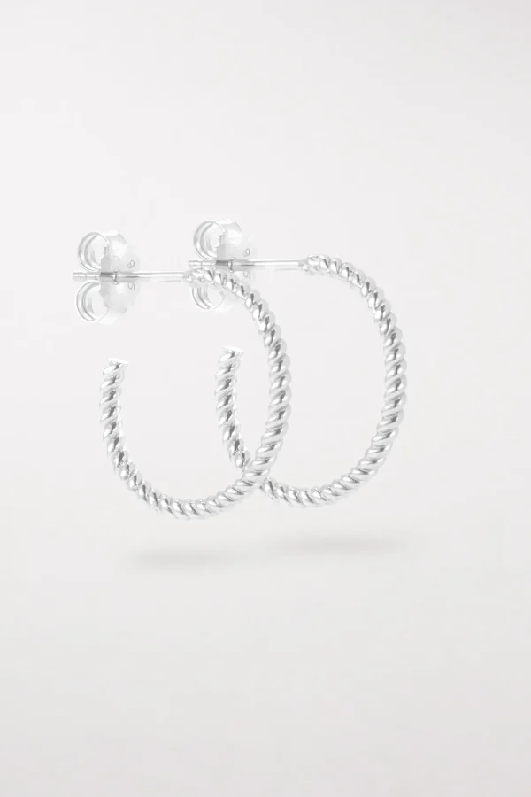 Accessoires-LUISA CERANO Twisted-Kreolen (klein)