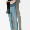 Hosen-LUISA CERANO Veloursleder-Babyflare-Pants
