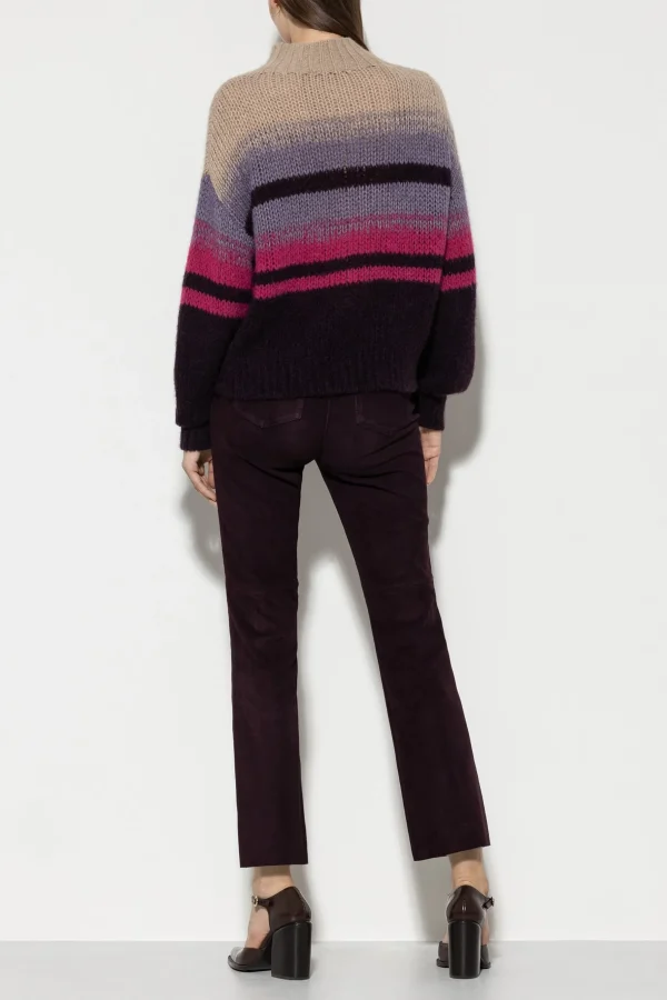 Hosen-LUISA CERANO Veloursleder-Babyflare-Pants